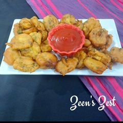 A picture of Turai Bhajiye.