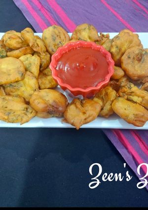 A picture of Turai Bhajiye.