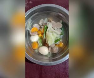 Resep Terbaik 02Sayur sop baso Dan telur puyuh Gurih Mantul