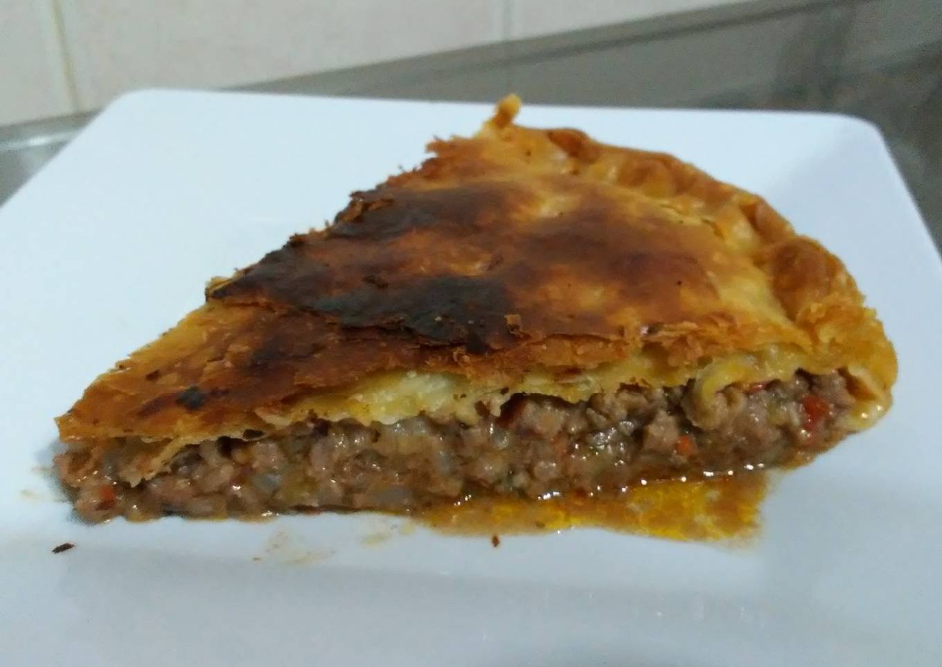 Tarta de carne picada