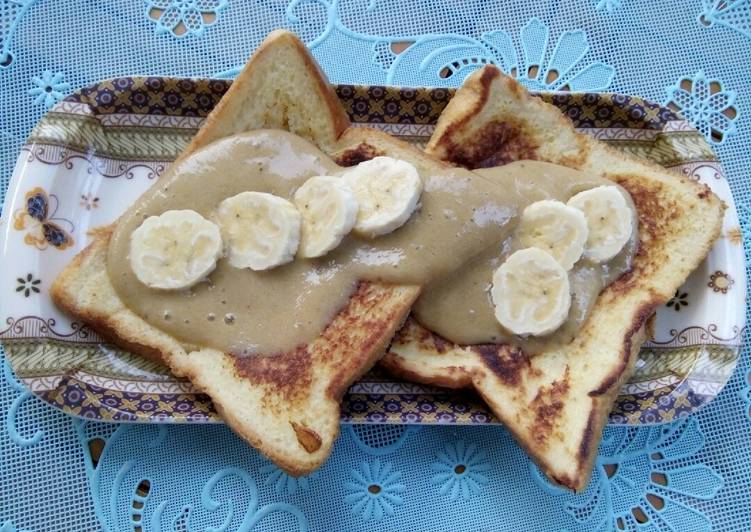 Bagaimana Membuat French Toast with Pure Banana yang Lezat Sekali