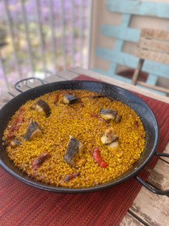 Una foto de Arroz con morena