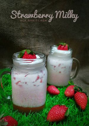 Foto resep 61. Strawberry Milky ala ArKitchen