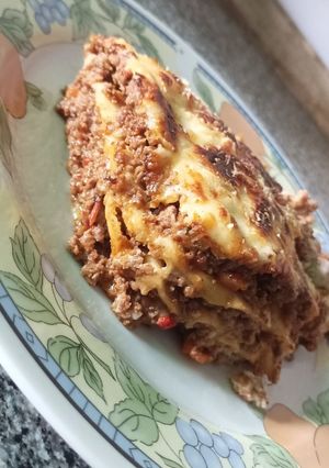 Una foto de Lasagna de carne como la hacía mí abuela