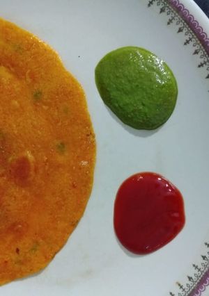 ટોમેટો બેસન પુડલા (Tomato Besan Pudla Recipe In Gujarati) રેસીપી મુખ્ય ફોટો