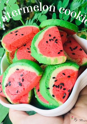 Hình của món Bánh qui dưa hấu.