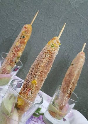 A picture of Veg. Kabab.