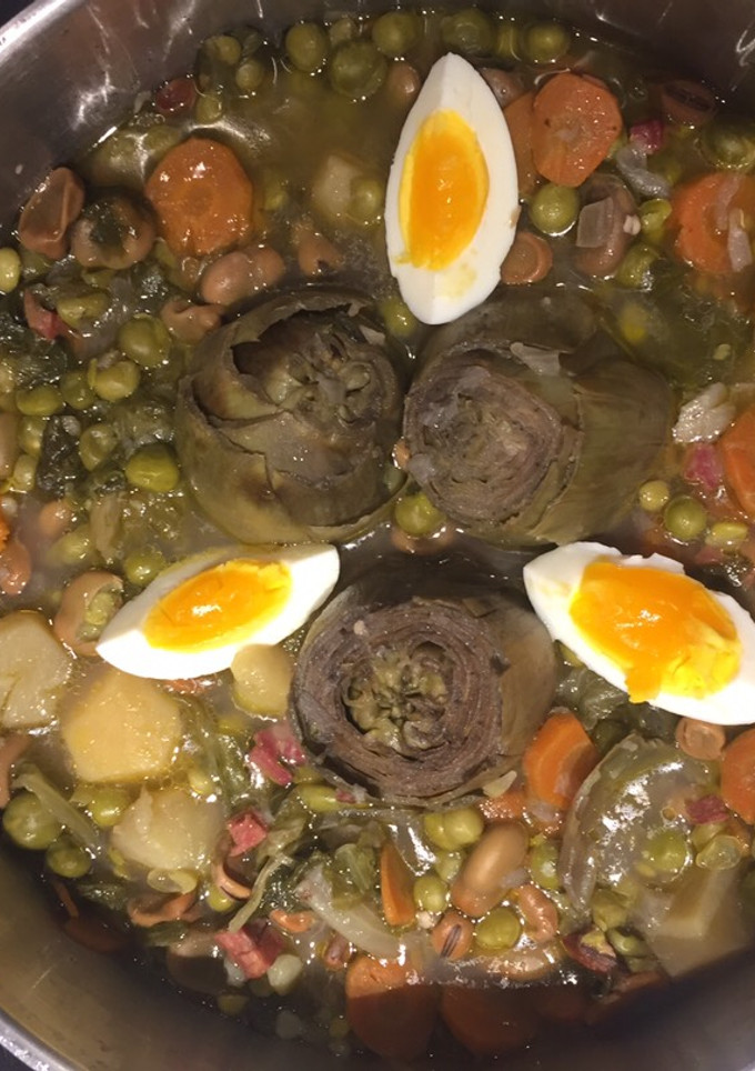 Una foto de Menestra de verduras