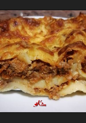 A picture of Mince Lasagne.