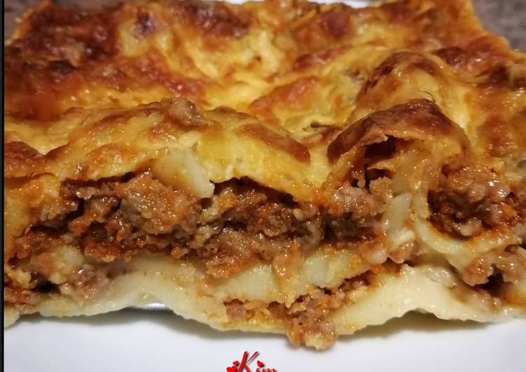 Steps to Prepare Super Quick Homemade Mince Lasagne