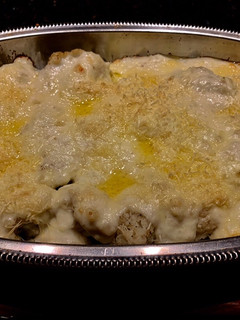 Una foto de Coliflor con muzzarela y salsa blanca gratinado al horno