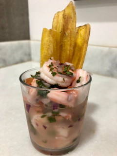 Una foto de Ceviche de Camarones/Langostinos