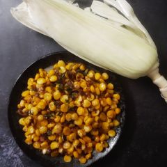 A picture of Stir fried Sweet corn or Bhute ko Makai.