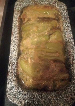 صورة لوصفة كيك الفلفل الحلو المحشي