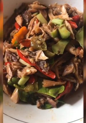 Foto resep Tumis Ikan Cue Tongkol Suir Petai Pedas