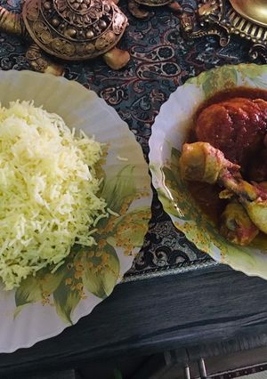 عکسی از دستور مرغ مجلسي با سس ويژه