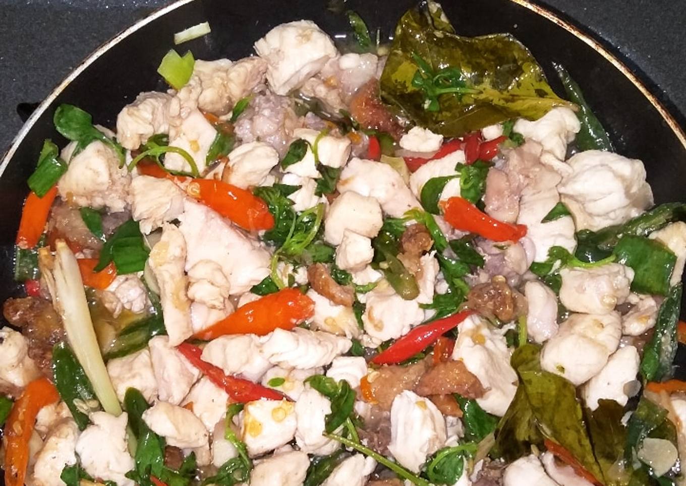 Tumis Ayam Kemangi