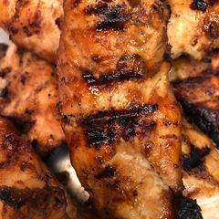 A picture of Sweet and sticky grilled tenders.