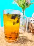 Es Jeruk Jelly Selasih