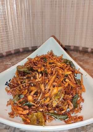 Hình của món Khô nấm.