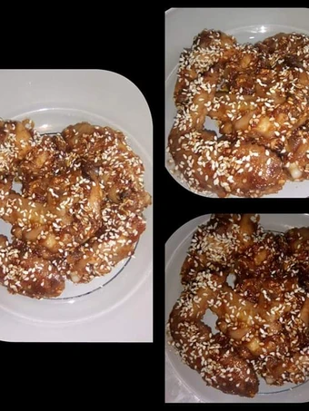 Cara Gampang Menyiapkan Resep Chicken Wings Sesame With Honey Sauce / sayap ayam wijen saus madu yang Bikin Ngiler Anti Ribet, Mantap