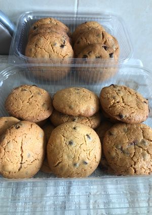 Una foto de Galletas con pepitas de chocolate