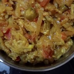 A picture of Lauki ki bhurji.