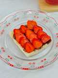Hazelnut Strawberry Toast