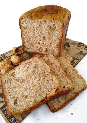 Foto principal de Pan de molde con queso crema y nueces 🍞