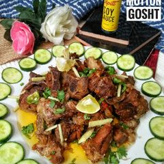 A picture of Namkeen mutton gosht.