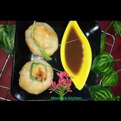 Potli samosa A picture of Potli samosa.