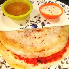A picture of Mysore masala dosa.