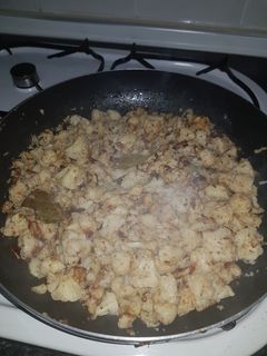 Una foto de Migas de coliflor