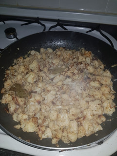 Una foto de Migas de coliflor