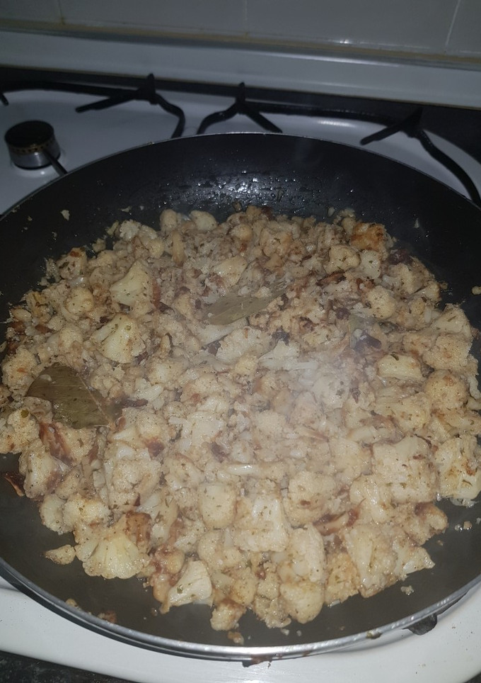Una foto de Migas de coliflor
