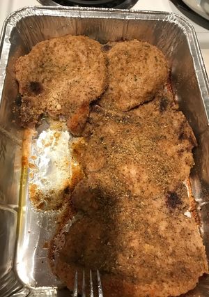 A picture of Parmesan Baked Pork Chops.