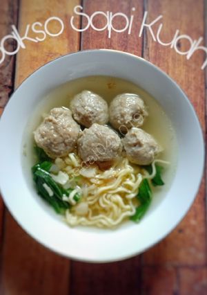 Foto resep (13.1) Bakso Sapi Kuah ala Susan gracia