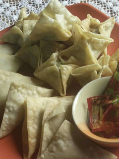 Foto resep Pangsit goreng udang bayam#SeafoodFestival