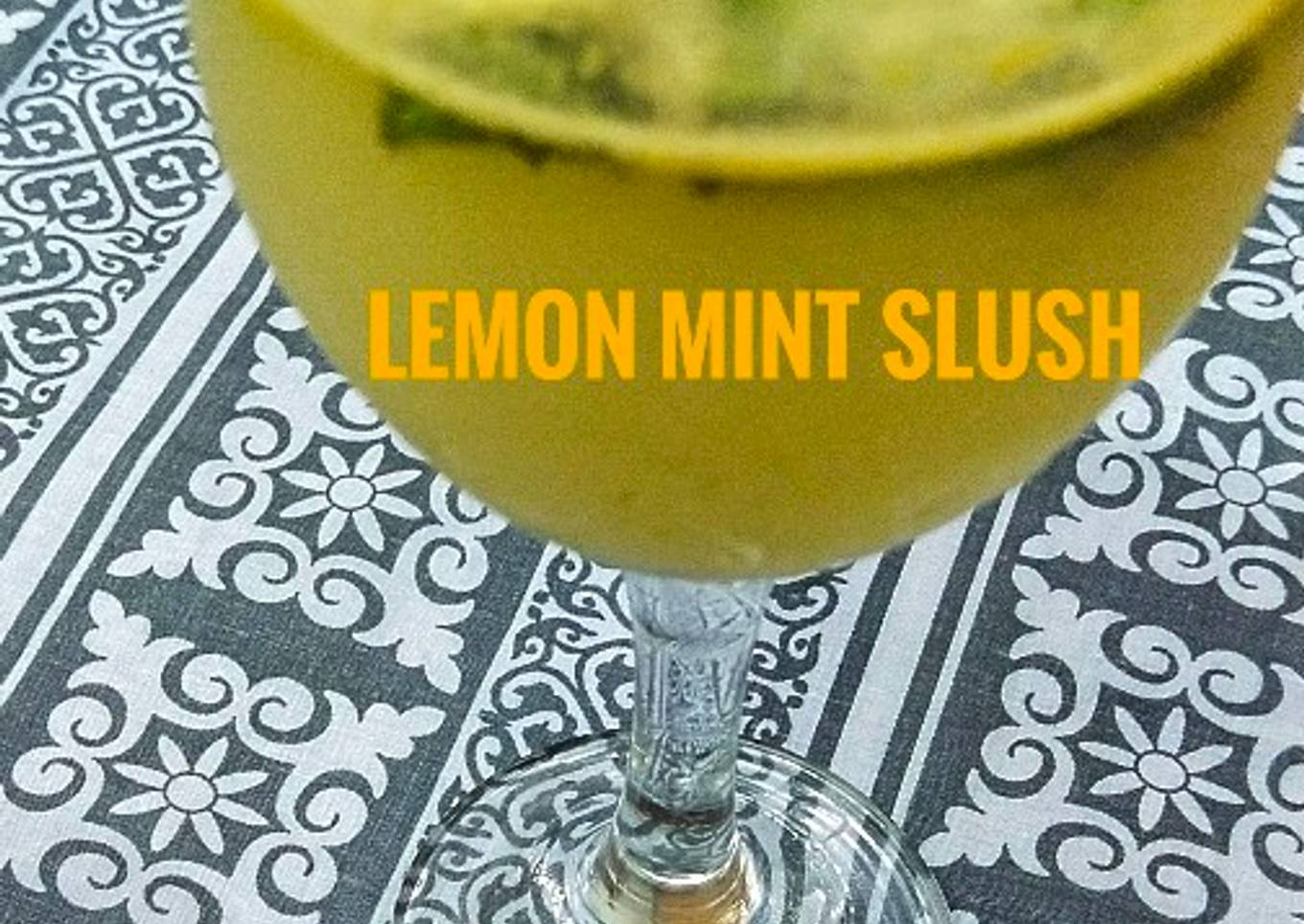 Masala Lemon mint slush