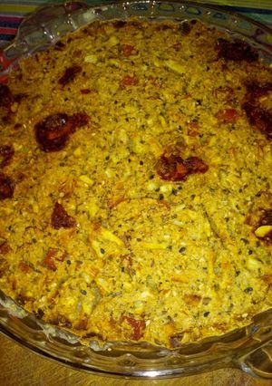 Una foto de Tortilla de avena y cebolla 🧅😋