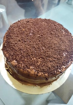 A picture of Chocolate cake recipe.