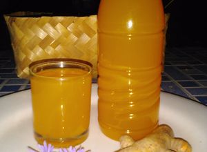Foto resep Jamu Kunyit asam gula jawa (iris, no parut, no blender,no peres)