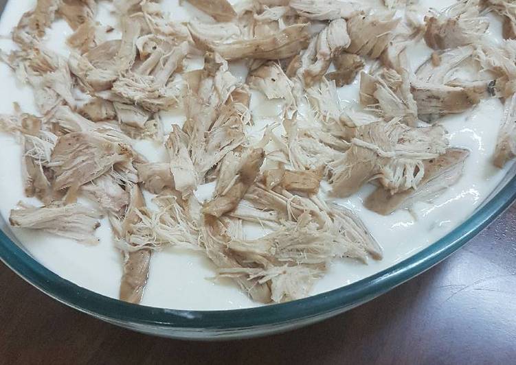 فتة الدجاج