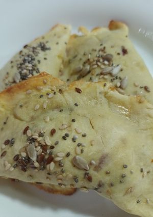 Una foto de Masa de empanadas de batata 🍠 (sin gluten) 💚😋