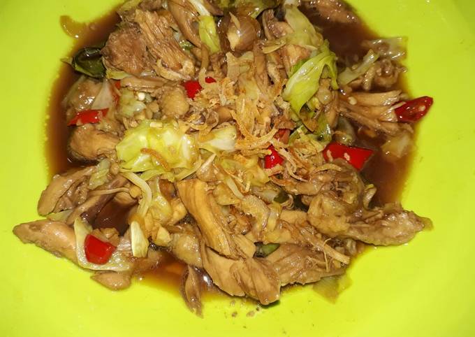 Resep: Ayam gongso mudah Rumahan