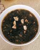 Canh rong biển nấm thịt