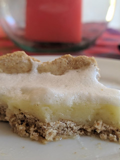 Una foto de Lemon pie saludable y extra rico y con lo que hay en casa