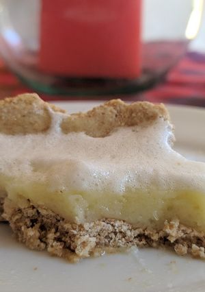 Una foto de Lemon pie saludable y extra rico y con lo que hay en casa