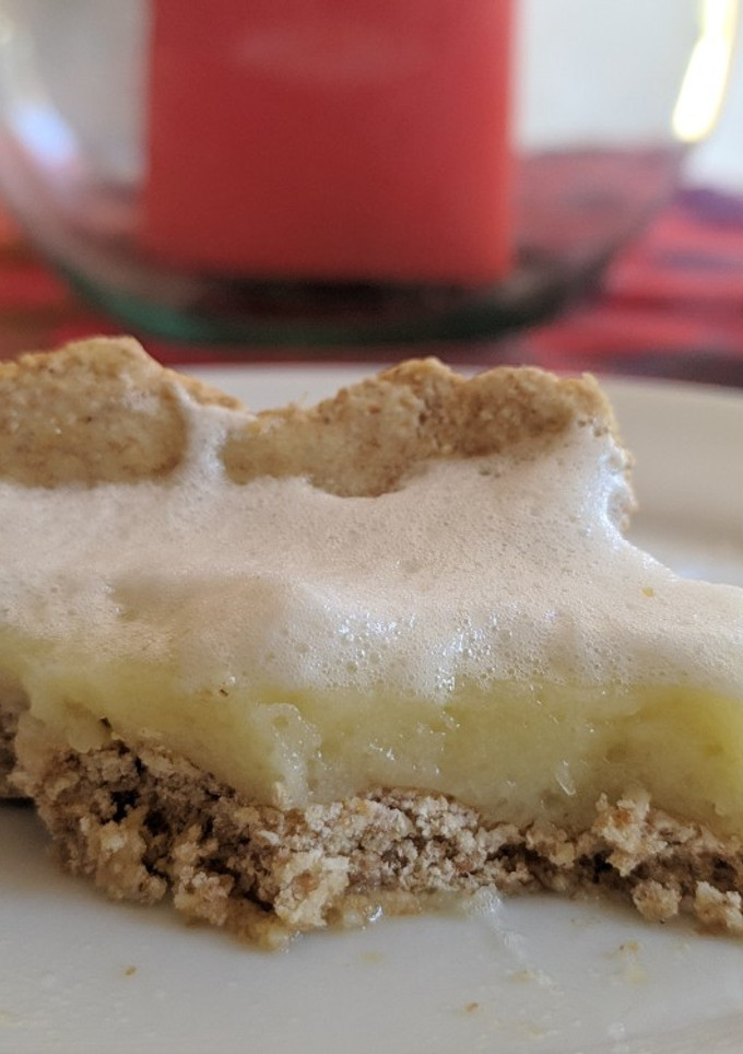 Una foto de Lemon pie saludable y extra rico y con lo que hay en casa