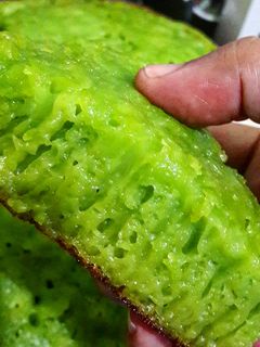 Foto resep Bika Ambon Pandan ekonomis teflon